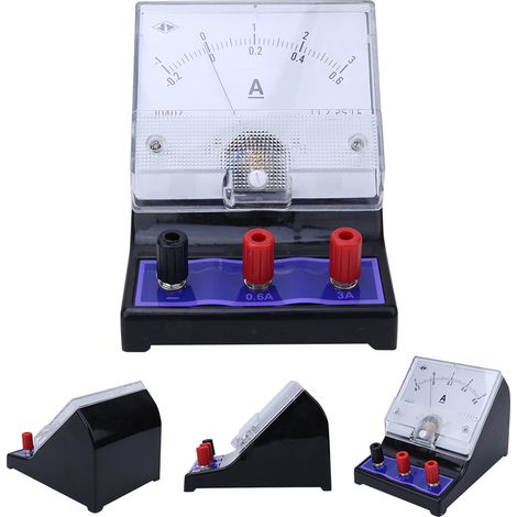 Ampère de niveau 2,5 (0,6 A à 3 A), Ampère expérimental, Physique de collège (0407), Électricité, Ampère, Courant continu