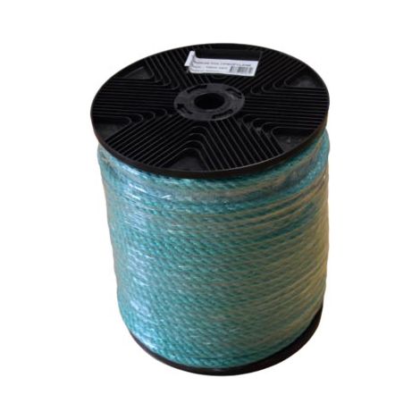 Cordage Polypropylene Vert 10mm x 100m Corderies Tournonaises