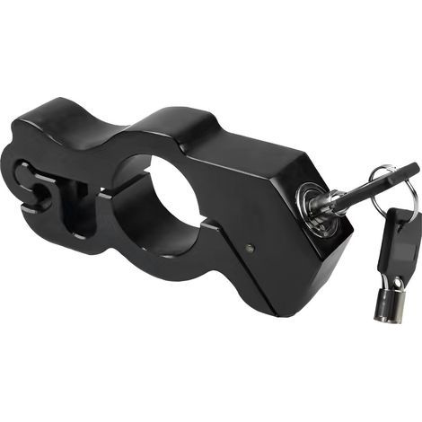 Verrou de guidon en alliage d'aluminium, antivol, poignée de moto, frein d'accélérateur pour vélo électrique, Scooter, ATV (1/5)