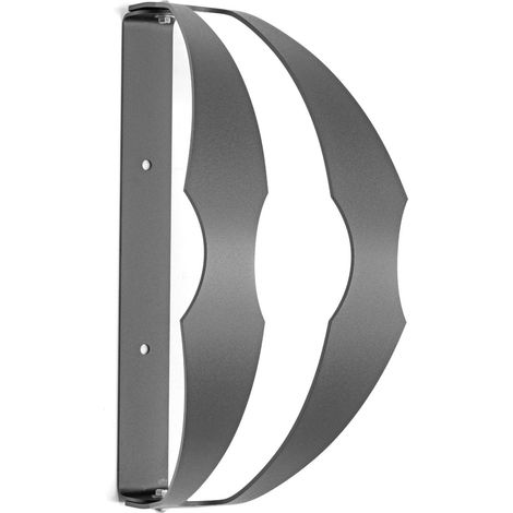 Andrys Porta Bici Muro Pieghevole 1 Posto Ruote 3,6cm Nero Smontabile