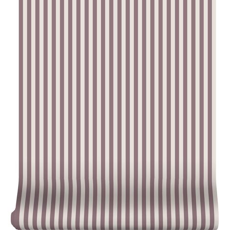Superfresco Easy Vliestapete Streifen Lila Weiss 10mx52cm (1/5)