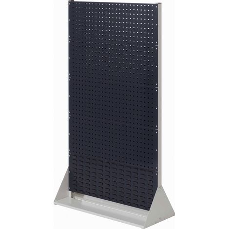 Kappes ®RasterPlan Stellwände doppelseitig Größe 5 - 8x Lochplatten 2x Schlitzplatten Anthrazitgrau RAL 7016