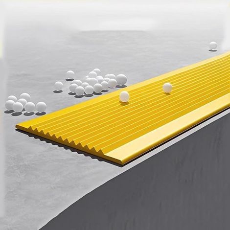 Cinta autoadhesiva antideslizante para escaleras - Negra - rollo de 5 metros - 3 cm (1/5)