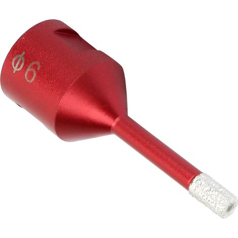 Foret à carottage assisté par aspiration pour trous dans le bois, scie cloche, scie cloche pour meuleuse d'angle (6 mm) (1/5)