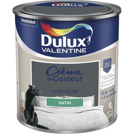 Valentine Crema di Colore Satinata 0,5l Antracite - Dulux Valentine