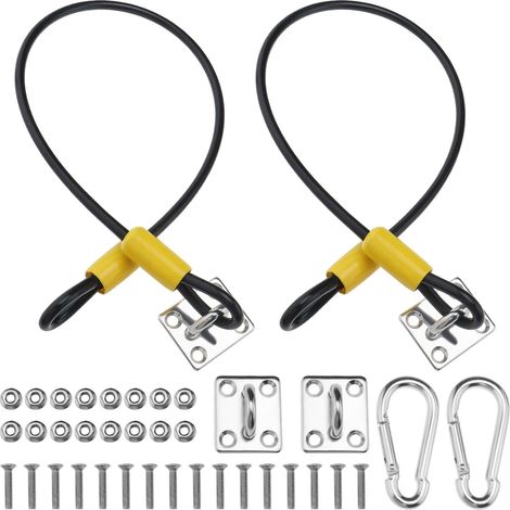 2 Sets of 49cm Stainless Steel 304 Bin Lid Locks Preventing Animals Squirrels Dogs Raccoons From Digging and Bin Lid Locks (1/5)