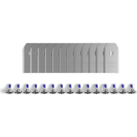 Navimow lames de rechange Plus (12 pièces), accessoire pour robot tondeuse Navimow i105E, i108E, i205 AWD, i208 AWD, i208 LiDAR, i215 LiDAR, i220 LiDAR (1/5)