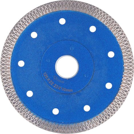 Lame de scie diamantée avec grille bleue et bleuissement, 125 mm (1/5)