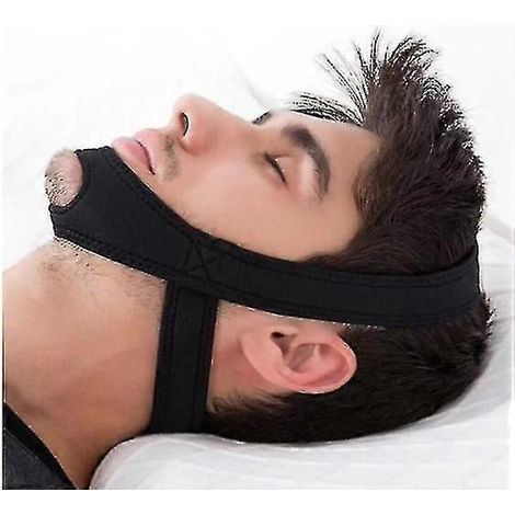 Anti-Schnarch-Kinnband-black