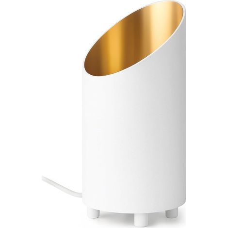 5W LED Sol Spot Lampe de Sol pour Intérieur, Noir, 3000K Blanc Chaud, Avec Ampoule GU10 LED, Spot avec Interrupteur Pied [Classe énergétique F] (1/5)