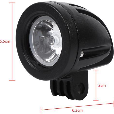Deux projecteurs LED haute luminosité de 10 W à tête arrondie sont disponibles à la vente. (1/5)