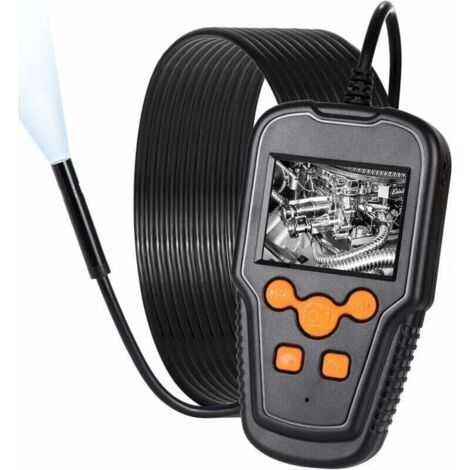 8mm Industrial Endoscope, XU, 1080P HD Endoscopic Camera, 2.4 Inch IP68 Pipe Inspection Camera, 2600 mAh Battery, Semi-Rigid Cable - 5 m - (1/4)