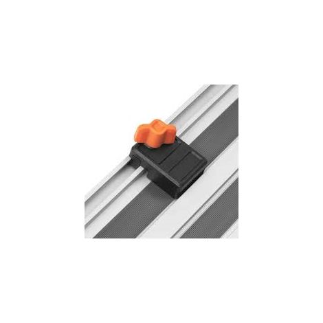 Evolution Adjustable Guide Rail End Stop for Circular Saw Tracks - Fits Makita +