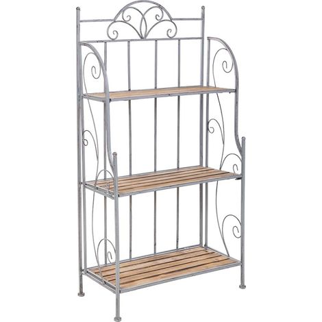 Estanteria expositor gris, 72x36x135h cm (1/5)