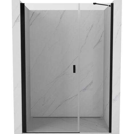 Mexen Mist-B Duschdoppeltüren 110 cm, transparent, schwarz - 8A2-110-001-70-00