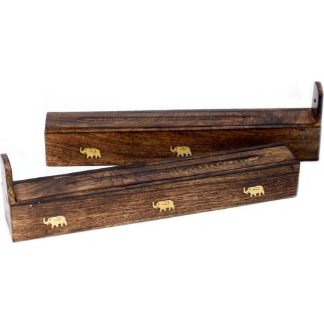 Boîte à Encens en Bois de Manguier - Assortiment- Vendu par 1 (1/4)