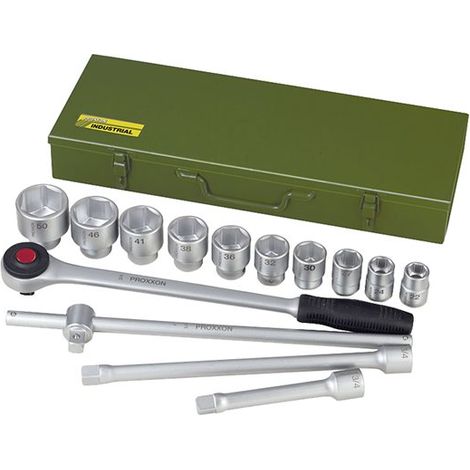 Conjunto de llaves de socket 3/4 (14 PC.)