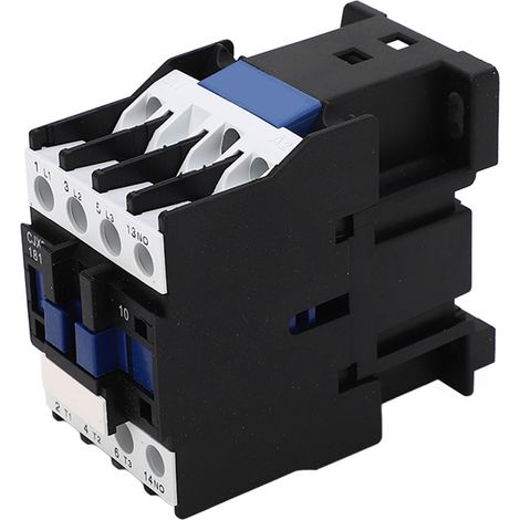 Contacteur AC 3P Bobine Cuivre 18A 110V Contact Argent Normalement Ouvert Interrupteur Circuit Contrôleur (1/5)