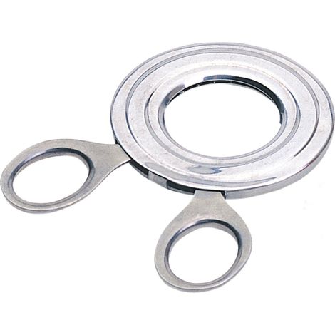 Kitchen Craft Apriuova in acciaio INOX (1/4)