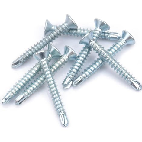 M4.2 Self-Drilling Screws in Zinc-Plated Iron, Self-Tapping Screws with Head (1/5)