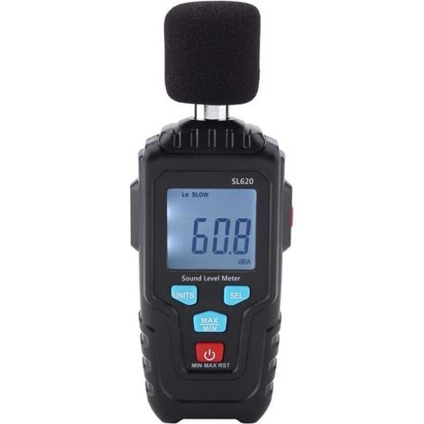 Sonomètre Enregistreur 30-135dB Mesure du bruit Détecteur de niveau Audio (1/4)