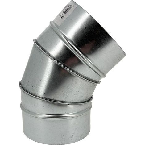 Coude à 45° en aluminium - Ø150mm pour gaine de ventilation