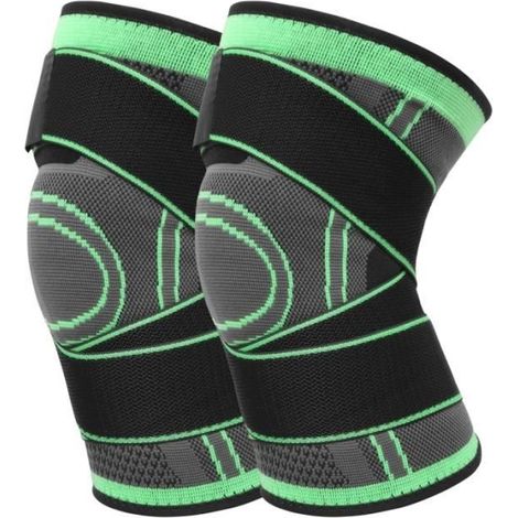 la couleur verte Taille XL Genouillères de Compression pour articulations d\'arthrose, genouillères de soutien (1/4)