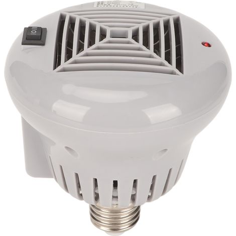 Chauffage soufflant pour animaux de compagnie, 3 niveaux de puissance, petite boîte sûre pour poulet reptile, gris, 220V (1/5)