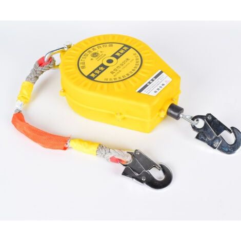 Antichute a Rappel Automatique, Dispositif Anti-Chute Rétractable pour Connecter Harnais de Securite, 10M (1/4)