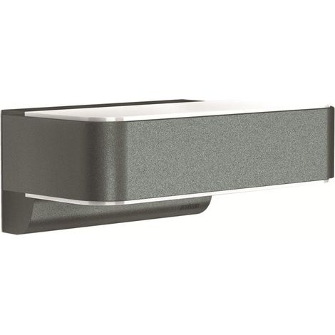 Steinel L 810 LED IHF UP -/ Downlight anthracite - Applique LED avec 160 détecteur de mouvement, Eclairage mural avec puissance de 12,5 Watt et luminosité de 612 lm, Luminaire extérieure, 009847 (1/3)