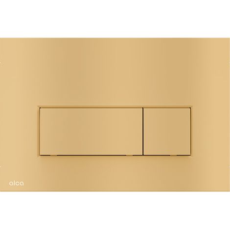 Pulsante a incasso oro opaco per sistemi di installazione, spessore 5,5 mm (1/2)