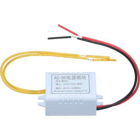 CD C100-240V auf 5V 1A Schaltmodul – Schutz vor Überspannung, Überstrom, Kurzschluss und Überhitzung Mini-tragbar für industrielle Steuerung