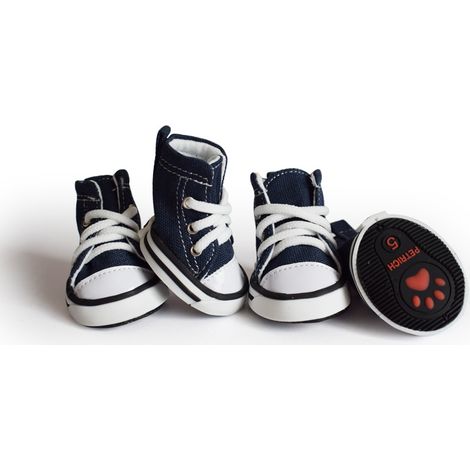 Stück Hundestiefel, klassisch, lässig, Denim-Canvas-Stil, Haustierschuhe, Sport-Stile, kleine Hundeschuhe, Ati-Slip-Schuhe, Hunde-Kleintierstiefel