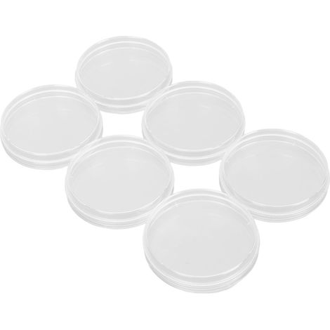 Boîte de Pétri stérile en plastique 90mm x 15mm, lot de 20 avec couvercle, pour analyse, culture de graines et laboratoire. (1/5)
