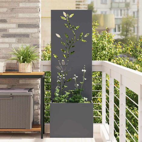 vidaXL Pantalla de Privacidad para Jardín Antracita 50 x 32 x 150 cm (1/5)