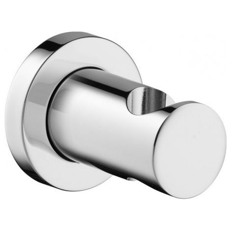 Support de douche DU, rosace ronde, noir mat
