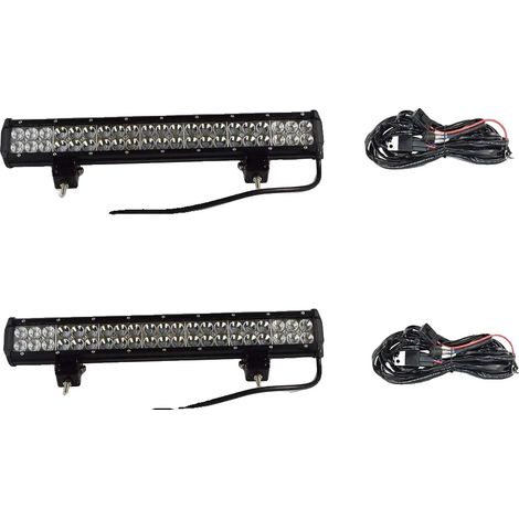 LED-Lichtleiste, 126 W Helligkeit, kombinierter Lichtstrahl, 2 Stück im Set (1/2)
