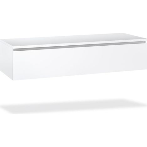 Base con top 1 cassetto YOKA bianco opaco