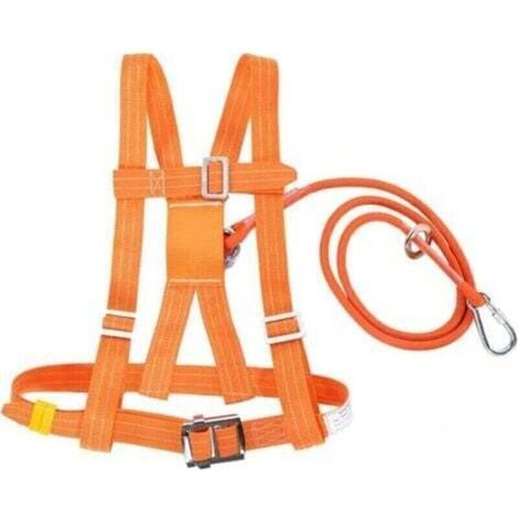 Kits de Harnais de Sécurité, Harnais Antichute de Sécurité, Harnais Réglable en Hauteur à 6 Stypes pour Ceinture, Ceinture de Sécurité, Corde de Sauvetage, Travail Aérien, (1/4)