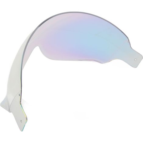 Rotes, transparentes Polycarbonat-Motorradhelmvisier, UV- und Sonnenschutz, kompatibel mit JO EX ZERO CJ 3 und Revo Helmen. (1/4)