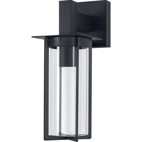 OSRAM Applique extérieure gris foncé, IP44, acier, durée de vie de 25 000 h, 220-240 V, raccordement par borne, 3 broches (L, N, PE) (1/4)