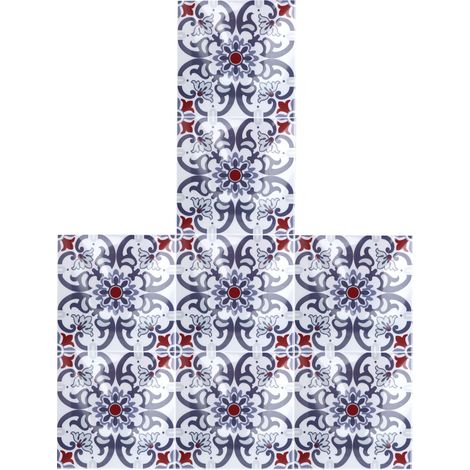 10 autocollants pour carrelage en PVC imitation carrelage, antidérapants, auto-adhésifs et imperméables, pour cuisine, sol, salle de bain et maison (BS68) (1/5)