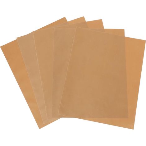 Tapis en Toile Cirée Résistante À La Chaleur 5 Pièces Feuille Isolante Tapis De Cuisson pour Le Bureau Et'numberofitems'- (1/5)