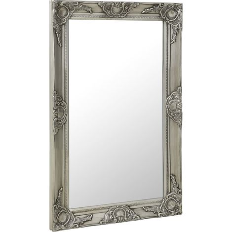 Maison Exclusive - Wandspiegel im Barock-Stil 50x80 cm Silbern