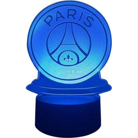 Veilleuse LED 3D illusion PSG – Lampe de bureau en acrylique 5mm – 7 couleurs – Fonctionnement USB ou piles AA - CLUB 3 D