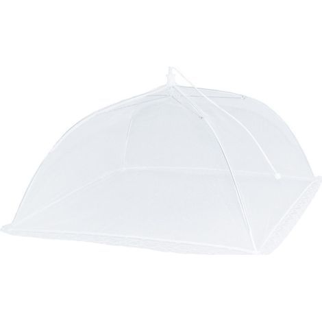 2 Pcs Cloche Alimentaire Pliable, Couvercle Alimentaire en Maille, Cloche Alimentaire Moustiquaire, Cloche a Fruit Anti Moucherons, Cloche Alimentaire Reutilisable, Cloche Fruits et Legumes (1/5)