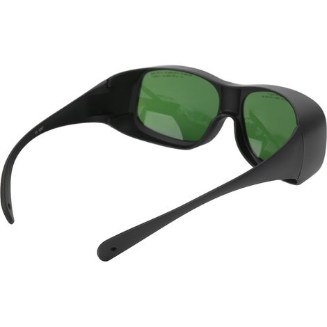 Lunettes de sécurité laser 1064 nm - Protection contre les radiations laser pour machines de marquage et de gravure laser - Noir