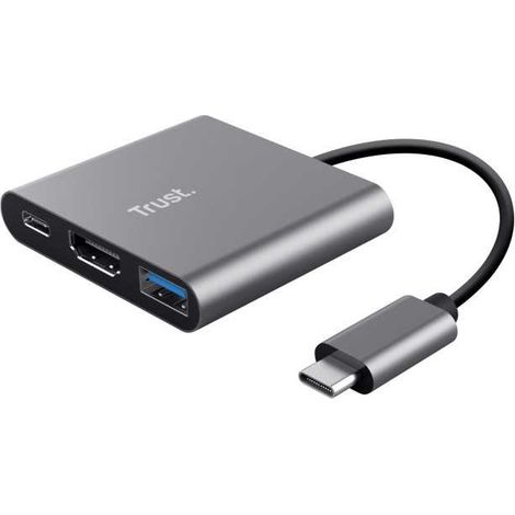Trust Dalyx USB 3.2 Gen 1 (3.1 Gen 1) Type-C Alluminio, Nero 23772 (1/5)