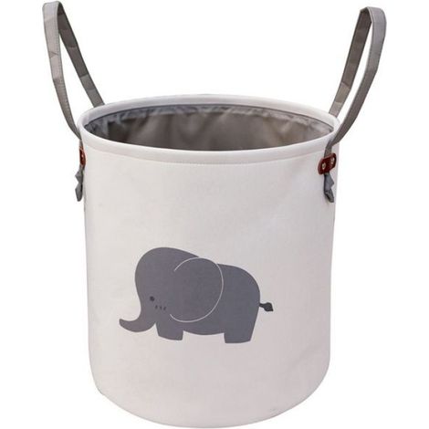 Panier À Linge Pliable - Tissu - 38 x 36 cm - Pour Dortoir Universitaire Bébé Et Maison - 1 Pièce (1/5)