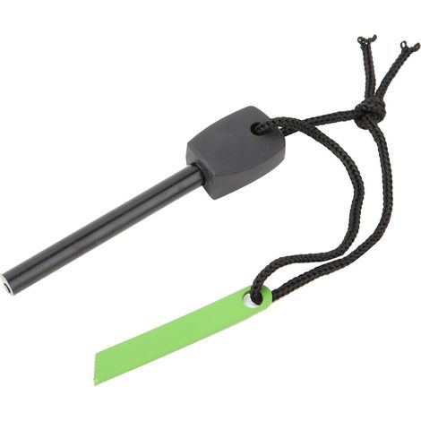 Allume-feu portable en silex de magnésium avec grattoir, outil de survie pour le camping en extérieur (1/5)